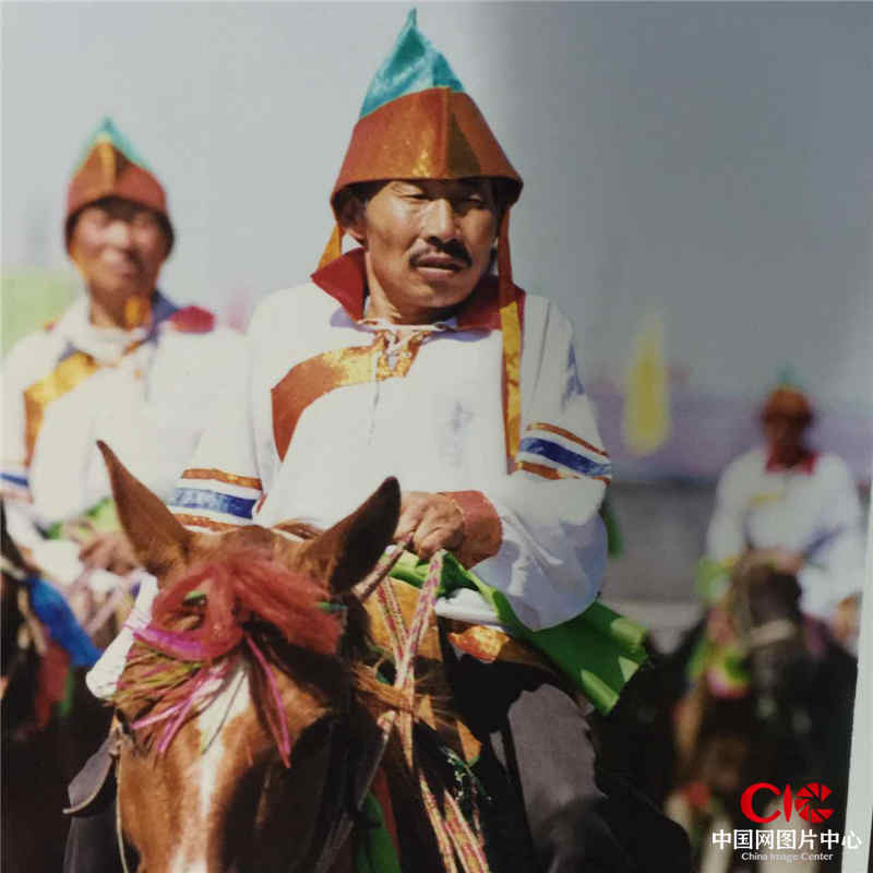 中国蒙古族马王扎纳雄姿。 额博摄影